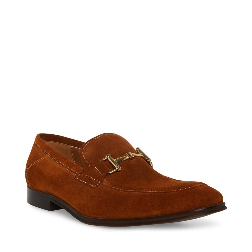 Loafers Steve Madden Archee Gamuza Hombre Marrones Oscuro | ES TYS08E